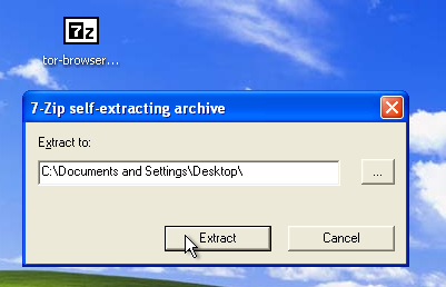 extract Tor Browser